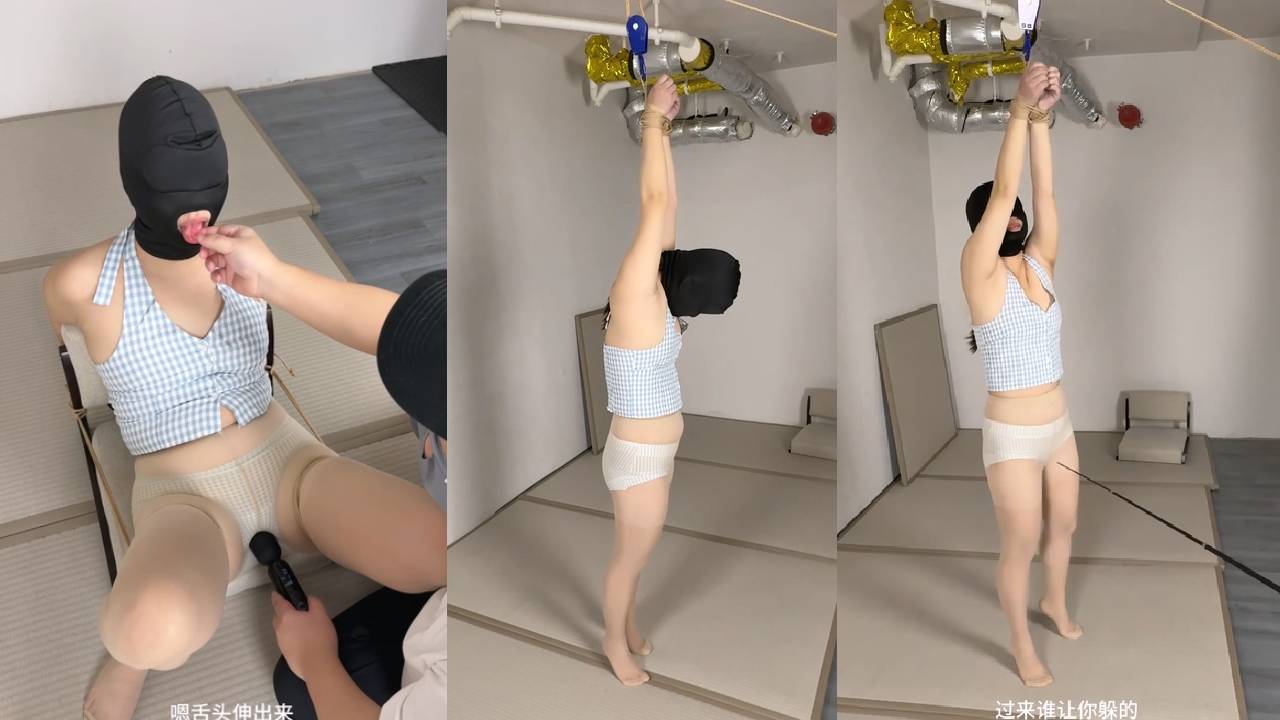 美少女用道具扩肛让你看个够