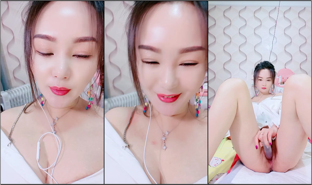 白衬衣的白皙御姐范妹子,露脸躺下跳蛋自慰,穴穴很粉嫩,销魂式呻吟水晶屌插穴